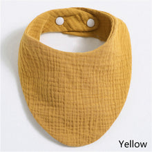 Load image into Gallery viewer, Baby Bibs Scarf Boys Girls Accessories Newborn Baby Cotton Soft Scarf Infant Saliva Towel Baby Supplies
