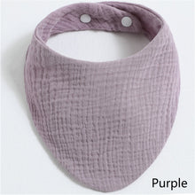 Load image into Gallery viewer, Baby Bibs Scarf Boys Girls Accessories Newborn Baby Cotton Soft Scarf Infant Saliva Towel Baby Supplies
