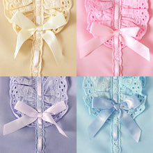 Load image into Gallery viewer, 1Set Summer Newborn Baby Bow Dress Headband Suit Infant Bodysuit Sleeveless Princess Dress Skirt Plain Bowknot Toddler Baby Clothes
