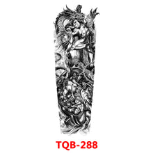 Load image into Gallery viewer, Black Forest Tattoo Sticker for Men Women Children Lion Wolf Death Skull Temporary Tattoo Fake Henna Skeleton King Animal Tatoo
