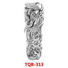 Load image into Gallery viewer, Black Forest Tattoo Sticker for Men Women Children Lion Wolf Death Skull Temporary Tattoo Fake Henna Skeleton King Animal Tatoo
