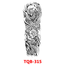 Load image into Gallery viewer, Black Forest Tattoo Sticker for Men Women Children Lion Wolf Death Skull Temporary Tattoo Fake Henna Skeleton King Animal Tatoo
