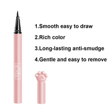 Load image into Gallery viewer, Eyeliner Liquid Thin Head Beginners Do Not Smudge Cartoon Eyeliner Liquid Pen Make Up Cosmetic cute Cat Paw Women Beauty Tools
