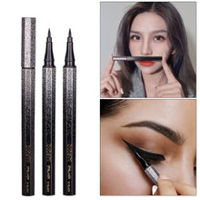 Load image into Gallery viewer, Starry Eyeliner Waterproof Sweat-proof Long Lasting Not Smudged Hard-headed Novice Eyeliner Black Coffee-colored Eyeliner
