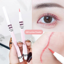 Load image into Gallery viewer, Silkworm Eyeliner Pen Natural Chestnut Brown Lying Silkworm Pencil Waterproof Outline Eye Shadow Pen Drawing Women Eyelashes

