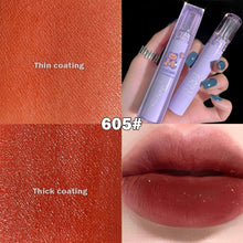 Load image into Gallery viewer, Cute Bear Velvet Matte Lip Glaze Plain Red Lipstick Non-stick Cup Lipstick Elegant Lip Mud Women Female Make Up Cosmetic
