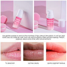 Load image into Gallery viewer, Bubble Moisten Lip Scrub Makeup Exfoliating Moisturizing Full Lips Lip Gloss Dead Skin Gel Removal lip Scrub Cosmetics
