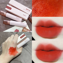 Load image into Gallery viewer, Lip Gloss Nude Matte Chocolate Lipstick Waterproof Long Lasting Women Red Lip Tint Velvet Lip Glaze Women Cosmetics
