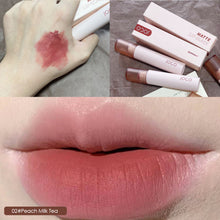 Load image into Gallery viewer, Lip Gloss Nude Matte Chocolate Lipstick Waterproof Long Lasting Women Red Lip Tint Velvet Lip Glaze Women Cosmetics
