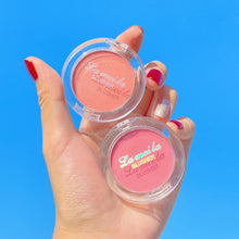 Load image into Gallery viewer, Single Blush Palette Face Foundation Powder Waterproof Lasting Face Rouge Powder Natural Peach Matte Blusher Make Up
