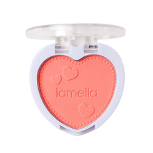 Load image into Gallery viewer, Love Shaped Blush Waterproof Sweat-proof Blusher Natural Monochrome Blush Palette Long-lasting Face Contour Natural Makeup
