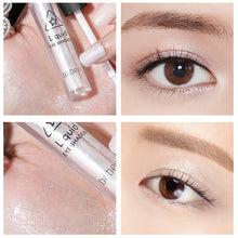 Load image into Gallery viewer, Diamond Glitter Eyeshadow Liquid Pencil Face Makeup Highlighter Long Lasting Matte Pink Silkworm Champagne Gold Liquid Eye Shadow
