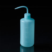 Load image into Gallery viewer, 250ml Clear Plastic Blow Washing Bottle Tattoo Wash Squeezy Laboratory Measuring Bottle Eyelash Cleaning Elbow Bottle
