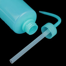 Load image into Gallery viewer, 250ml Clear Plastic Blow Washing Bottle Tattoo Wash Squeezy Laboratory Measuring Bottle Eyelash Cleaning Elbow Bottle
