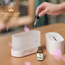 Load image into Gallery viewer, Aroma Oil Diffuser 180ml Air Humidifier Aromatherapy Diffusers Ultrasonic Fragrance Difusor Cool Mist Maker LED Essential Oil Simulation Flame Lamp for Bedroom Home
