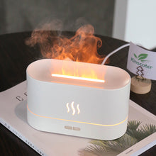 Load image into Gallery viewer, Aroma Oil Diffuser 180ml Air Humidifier Aromatherapy Diffusers Ultrasonic Fragrance Difusor Cool Mist Maker LED Essential Oil Simulation Flame Lamp for Bedroom Home
