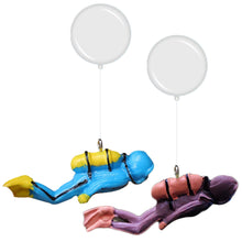 Load image into Gallery viewer, Aquarium Accessories Simulated Diver 1pc Resin Floating Aquarium Ornaments Interesting Decor Fish Tank Landscaping Decoration Toy Pendant

