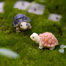 Load image into Gallery viewer, 10PCS Mini Turtle Resin Craft Cute Tortoise Model Miniature Figurines Fairy Garden Ornaments DIY Doll House Terrarium Moss Micro Succulents Landscape Desktop Decoration Accessories
