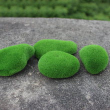 Load image into Gallery viewer, 1pc Artificial Moss Rock Green Fake Stone Simulation Green Glass DIY Plant Decoration Home Decor Creative Crafts for Garden and Crafting Flower Pot
