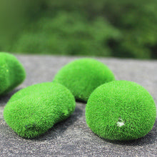 Load image into Gallery viewer, 1pc Artificial Moss Rock Green Fake Stone Simulation Green Glass DIY Plant Decoration Home Decor Creative Crafts for Garden and Crafting Flower Pot
