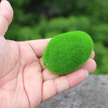 Load image into Gallery viewer, 1pc Artificial Moss Rock Green Fake Stone Simulation Green Glass DIY Plant Decoration Home Decor Creative Crafts for Garden and Crafting Flower Pot

