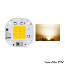 Load image into Gallery viewer, Welding Free 50W 70W 100W COB Chip Integrated LED Light Beads Emitting Diode 220V 110V for Spotlight Floodlight Smart IC No Need Driver Warm White
