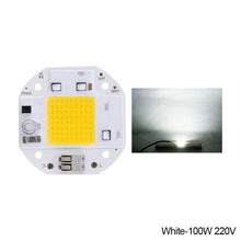 Load image into Gallery viewer, Welding Free 50W 70W 100W COB Chip Integrated LED Light Beads Emitting Diode 220V 110V for Spotlight Floodlight Smart IC No Need Driver Warm White

