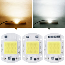 Load image into Gallery viewer, 110V 220V LED Chip 20W 30W 50W COB Chip No Need Driver Smart IC LED Lamp Beads for Flood Light Spotlight Lampada DIY Lighting Warm White
