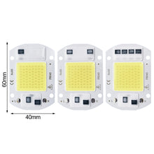 Load image into Gallery viewer, 110V 220V LED Chip 20W 30W 50W COB Chip No Need Driver Smart IC LED Lamp Beads for Flood Light Spotlight Lampada DIY Lighting Warm White
