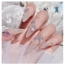 Load image into Gallery viewer, Nail Art Jewelry Drill 12 Grid Set Box Mixed Ice Transparent Shaped Flat Bottom Symphony Resin Drill Nail Decoration

