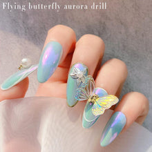 Load image into Gallery viewer, Nail Art Butterfly Jewelry Symphony Aurora Sequin Butterfly Nail Decoration Jewelry Manicure Accessories
