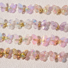 Load image into Gallery viewer, Nail Art Butterfly Jewelry Symphony Aurora Sequin Butterfly Nail Decoration Jewelry Manicure Accessories
