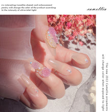 Load image into Gallery viewer, 1 Box Nail Light Change Camellia Jewelry Mixed Pearl Chain Steel Ball Nail Drill Decoration Set Manicure Accessories
