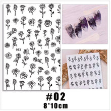 Load image into Gallery viewer, Leopard Butterfly Nail Art Sticker Decoration Waterproof Durable Adhesive Nail Stickers Manicure Accessories

