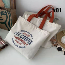 Load image into Gallery viewer, Versatile Shoulder Bag Tote Bag Casual Large Capacity Canvas Bag Reusable Shoulder Bag Handbag For Women
