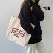 Load image into Gallery viewer, Versatile Shoulder Bag Tote Bag Casual Large Capacity Canvas Bag Reusable Shoulder Bag Handbag For Women
