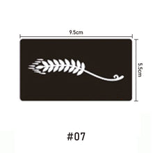 Load image into Gallery viewer, 9.5*5.5cm Small Pattern Tattoo Inkjet Template Body Painting Self-adhesive Tattoo Template Two-layer Hollow Tattoo Template
