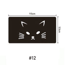 Load image into Gallery viewer, 9.5*5.5cm Small Pattern Tattoo Inkjet Template Body Painting Self-adhesive Tattoo Template Two-layer Hollow Tattoo Template
