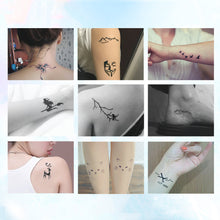 Load image into Gallery viewer, 5.5*5.5cm Small Pattern Tattoo Template Body Painting Self-adhesive Tattoo Template Two-layer Hollow Tattoo Template
