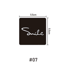 Load image into Gallery viewer, 5.5*5.5cm Small Pattern Tattoo Template Body Painting Self-adhesive Tattoo Template Two-layer Hollow Tattoo Template
