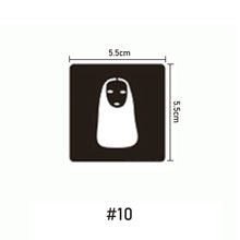 Load image into Gallery viewer, 5.5*5.5cm Small Tattoo Template Body Painting Self-adhesive Tattoo Template Semi-permanent Two-layer Hollow Tattoo Template
