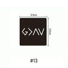 Load image into Gallery viewer, 5.5*5.5cm Small Tattoo Template Body Painting Self-adhesive Tattoo Template Semi-permanent Two-layer Hollow Tattoo Template
