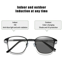 Load image into Gallery viewer, Fashion Anti Blue Light Color Changing Sunglasses Metal Frame Retro Sunglasses Outdoor Sunglasses For Men Women
