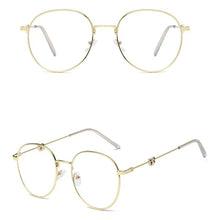 Load image into Gallery viewer, Cute Anti Blue Light Glasses Panda Decorative Metal Glasses Frame Fashion Comfortable Transparent Glasses For Women
