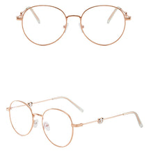 Load image into Gallery viewer, Cute Anti Blue Light Glasses Panda Decorative Metal Glasses Frame Fashion Comfortable Transparent Glasses For Women
