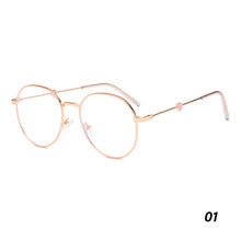 Load image into Gallery viewer, Literary Retro Anti Blue Light Glasses Heart Decorative Metal Glasses Frame Comfortable Transparent Glasses For Women
