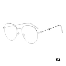 Load image into Gallery viewer, Literary Retro Anti Blue Light Glasses Heart Decorative Metal Glasses Frame Comfortable Transparent Glasses For Women
