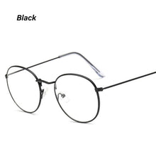 Load image into Gallery viewer, Retro Round Frame Glasses Flat Glasses Metal Frame Glasses Fashion Comfortable Transparent Glasses For Men Women
