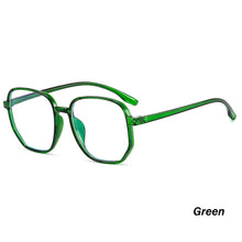 Load image into Gallery viewer, Fashion Large Frame Anti-Blue Light Glasses Polygonal Frame Flat Glasses Comfortable Transparent Glasses
