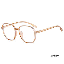 Load image into Gallery viewer, Fashion Large Frame Anti-Blue Light Glasses Polygonal Frame Flat Glasses Comfortable Transparent Glasses
